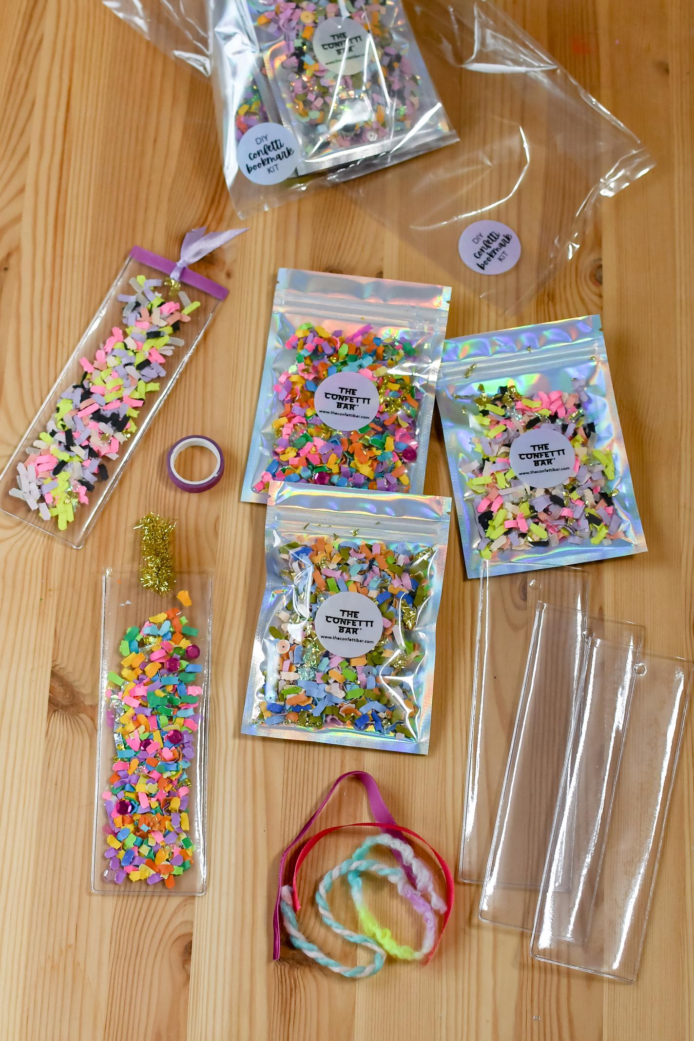 DIY Confetti Bookmark Kit