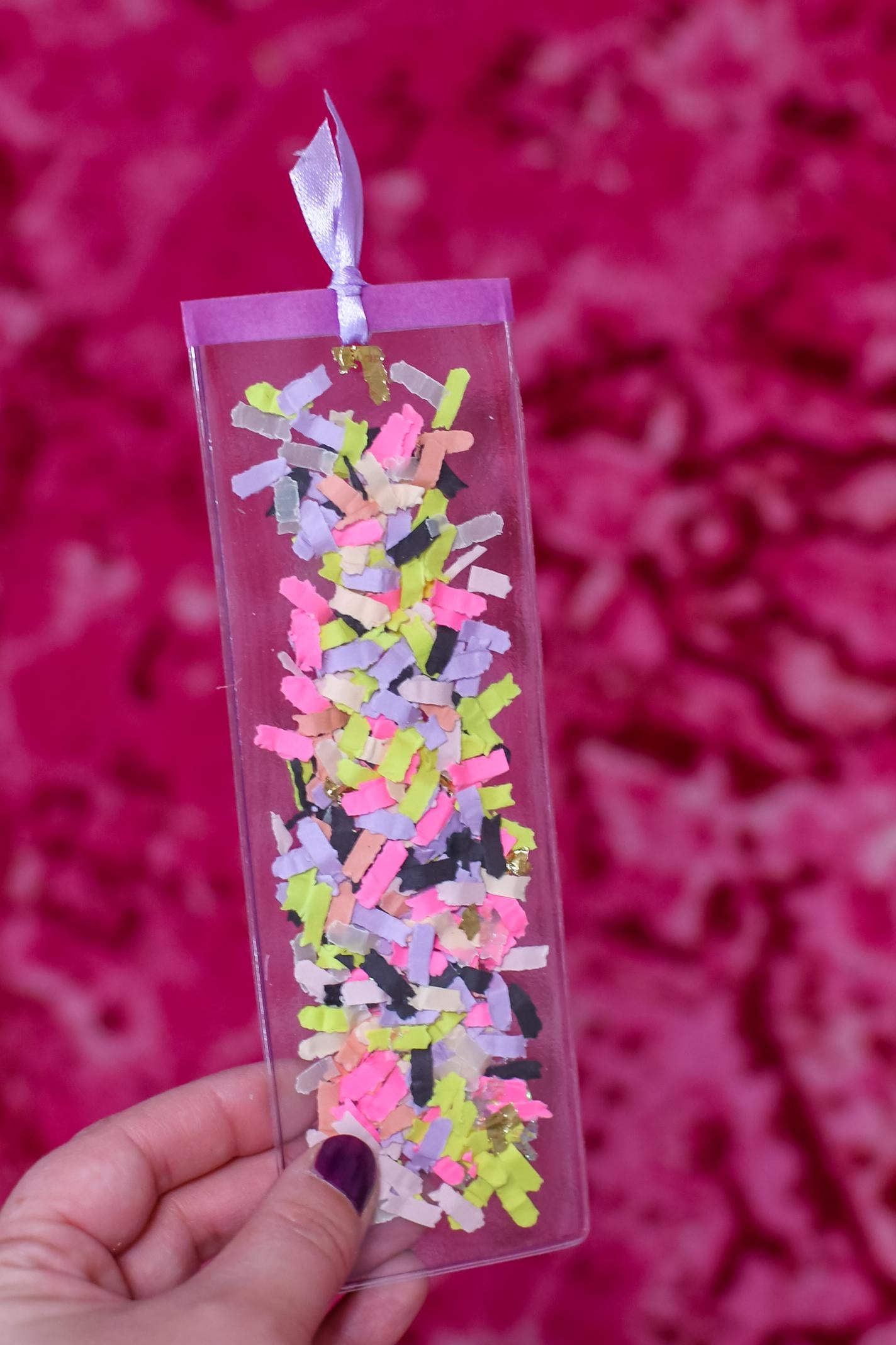 DIY Confetti Bookmark Kit