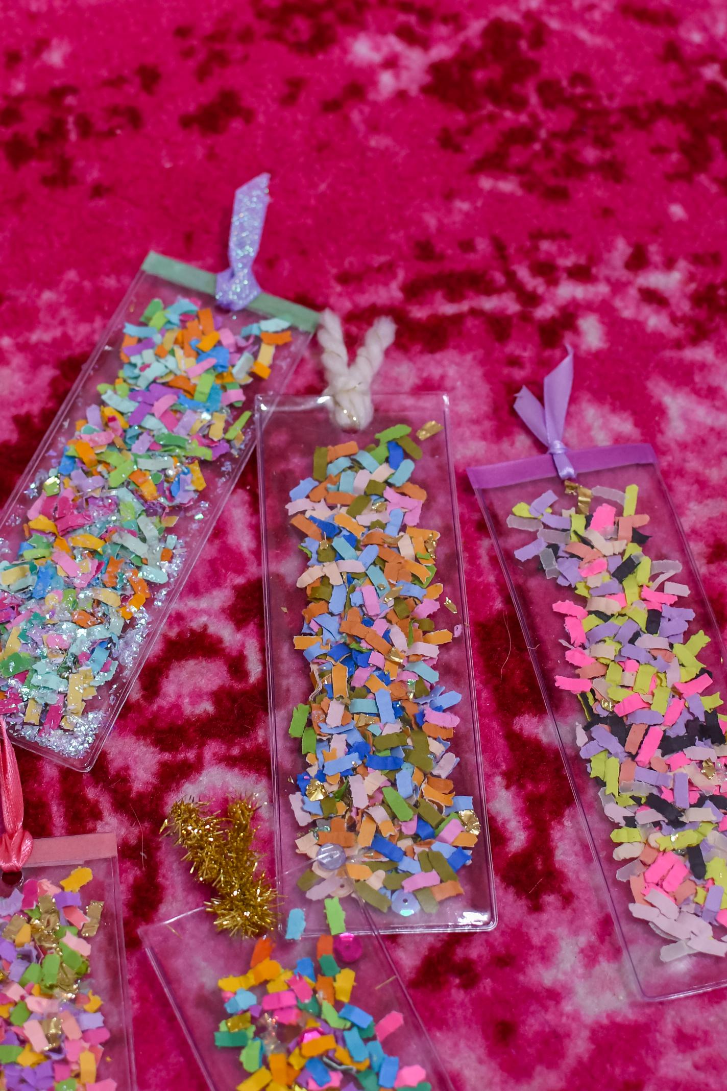 DIY Confetti Bookmark Kit
