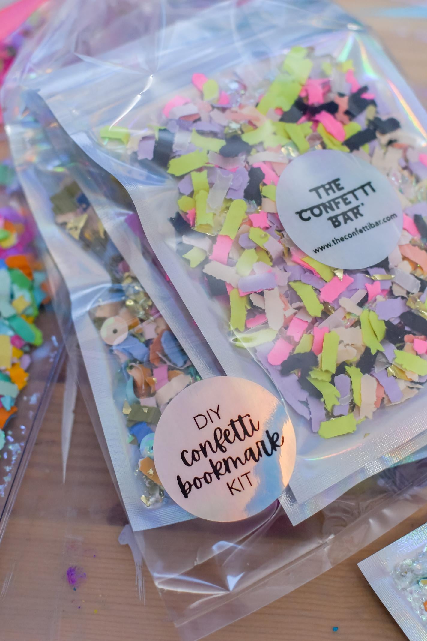 DIY Confetti Bookmark Kit