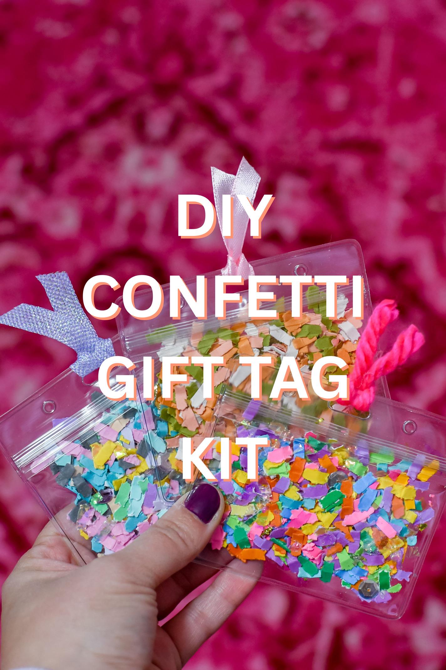DIY Confetti Gift Tag Kit