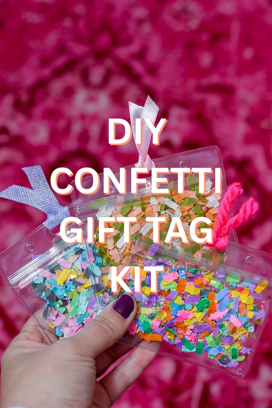 DIY Confetti Gift Tag Kit