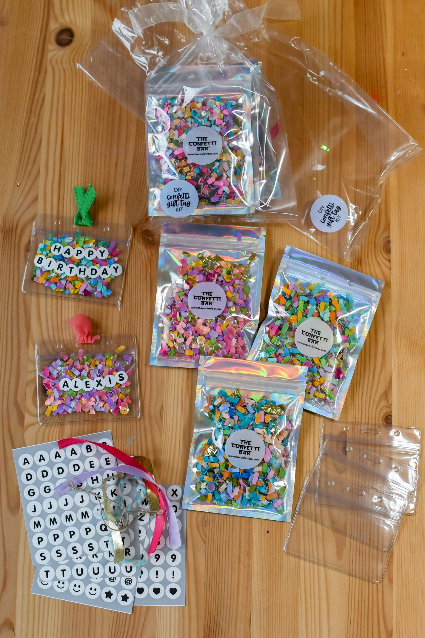 DIY Confetti Gift Tag Kit
