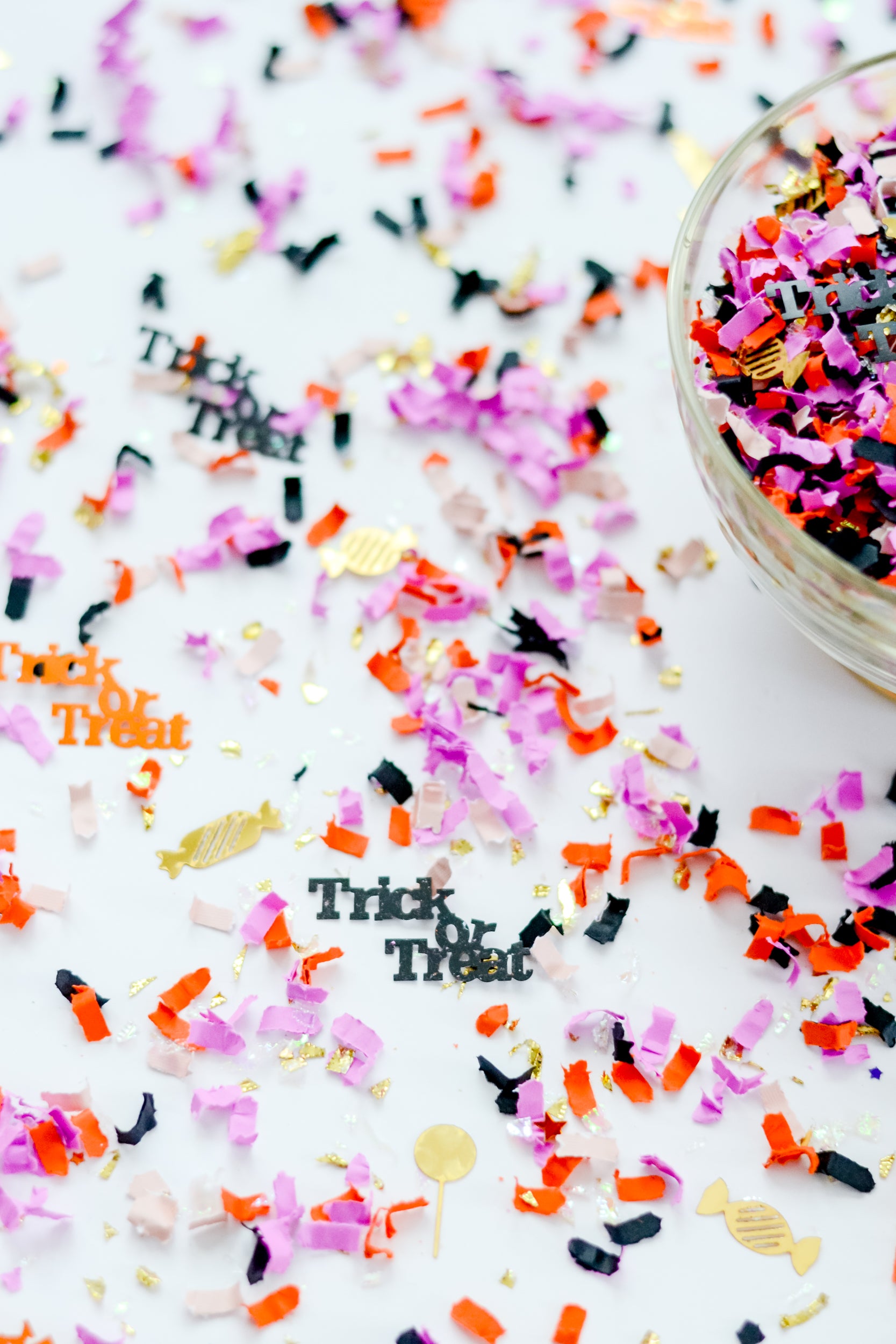 Trick or Treat Halloween Candy Confetti