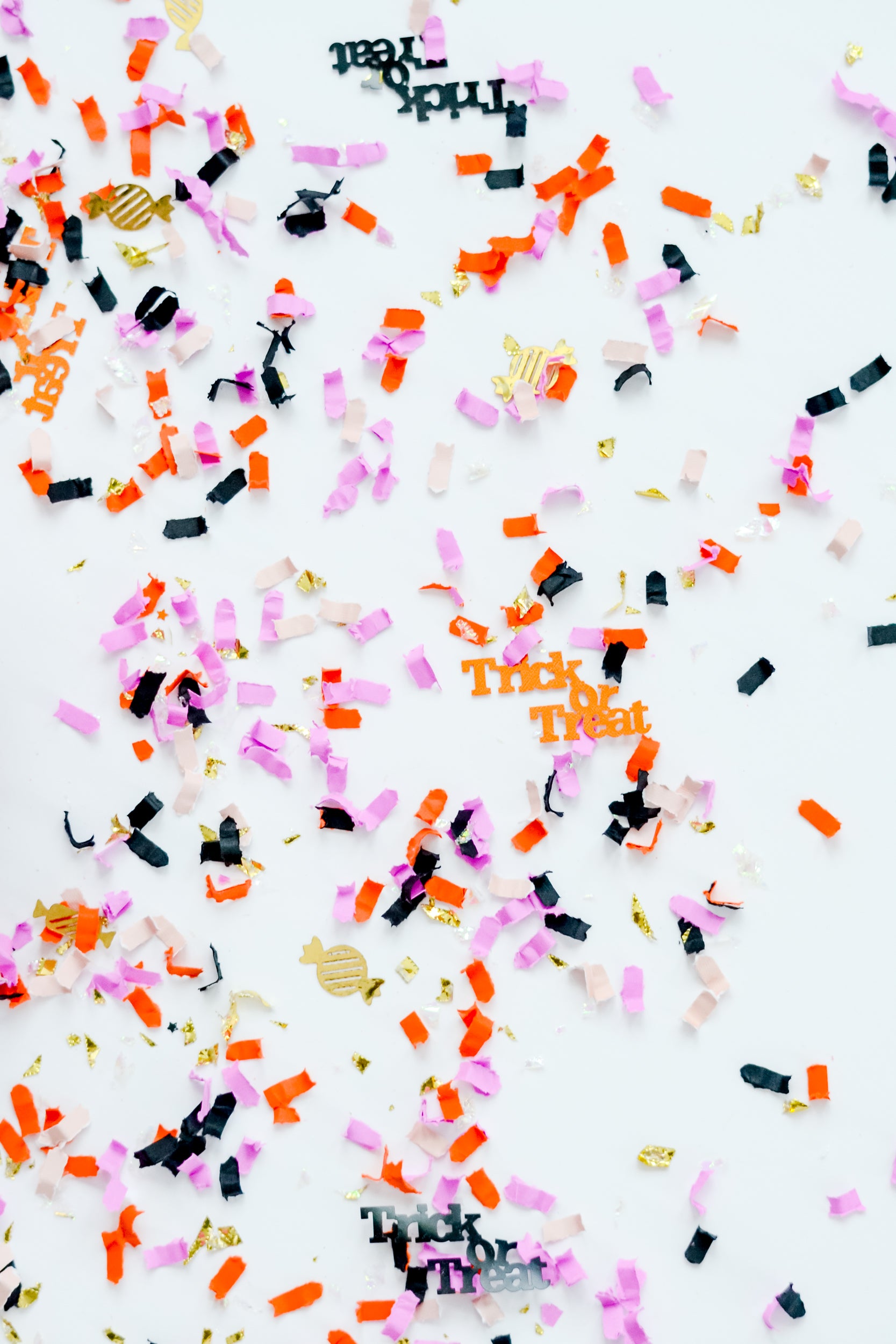 Trick or Treat Halloween Candy Confetti