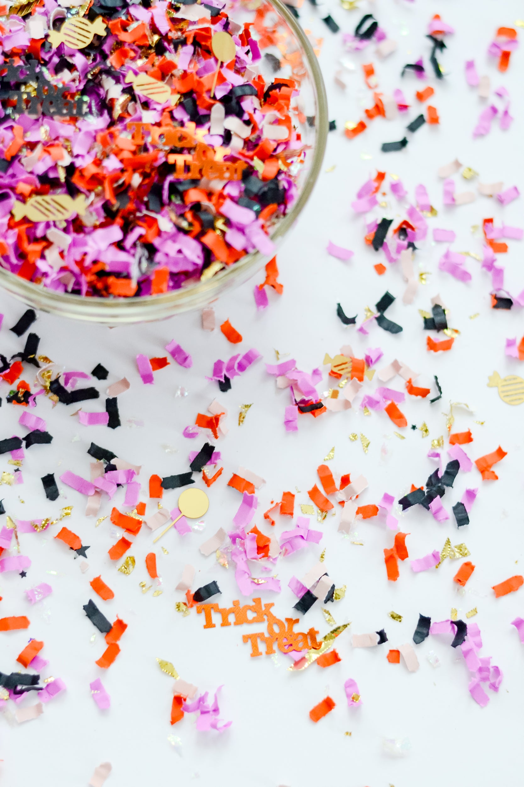 Trick or Treat Halloween Candy Confetti