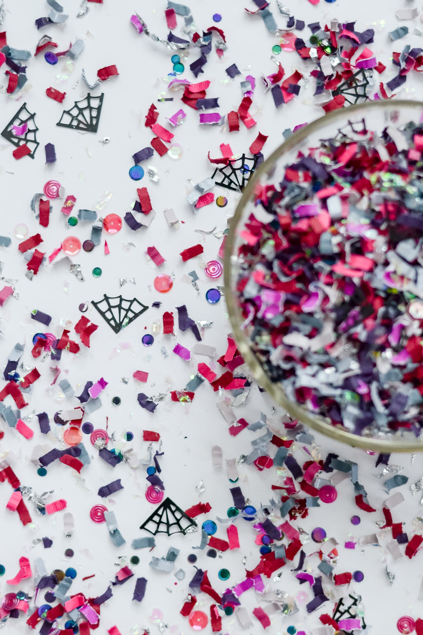 Spider Web Halloween Confetti