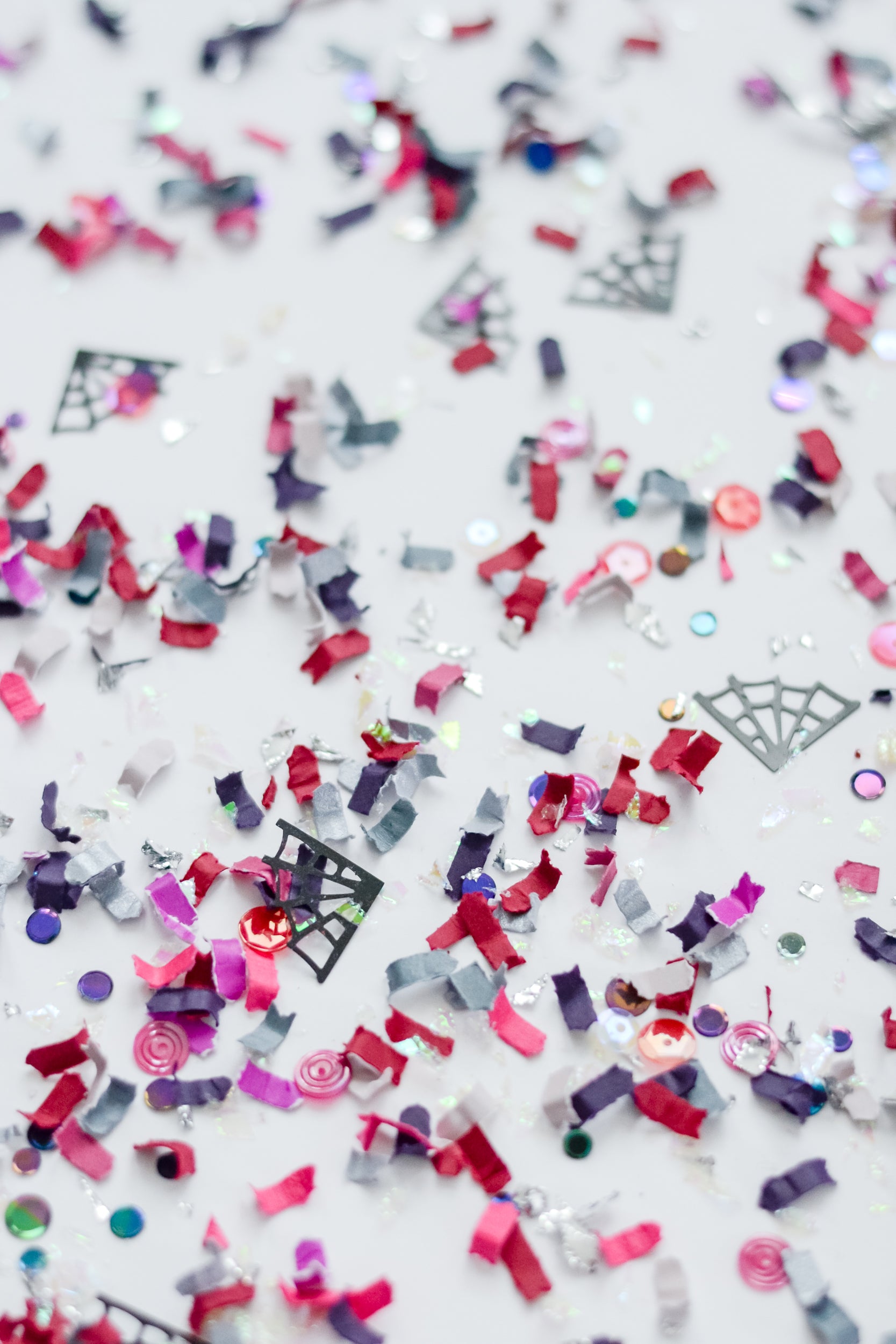 Spider Web Halloween Confetti