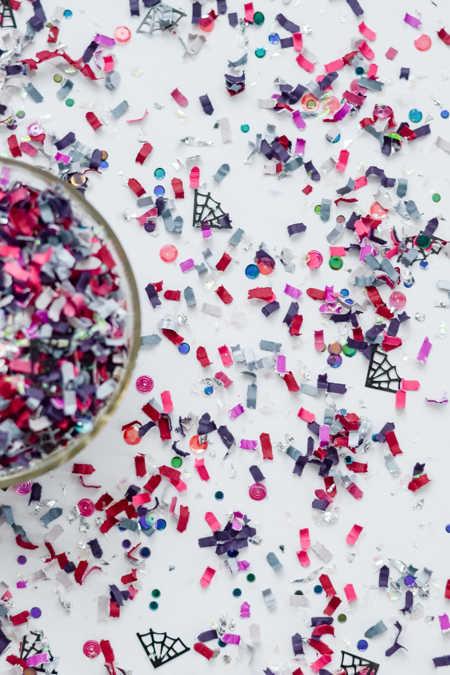 Spider Web Halloween Confetti