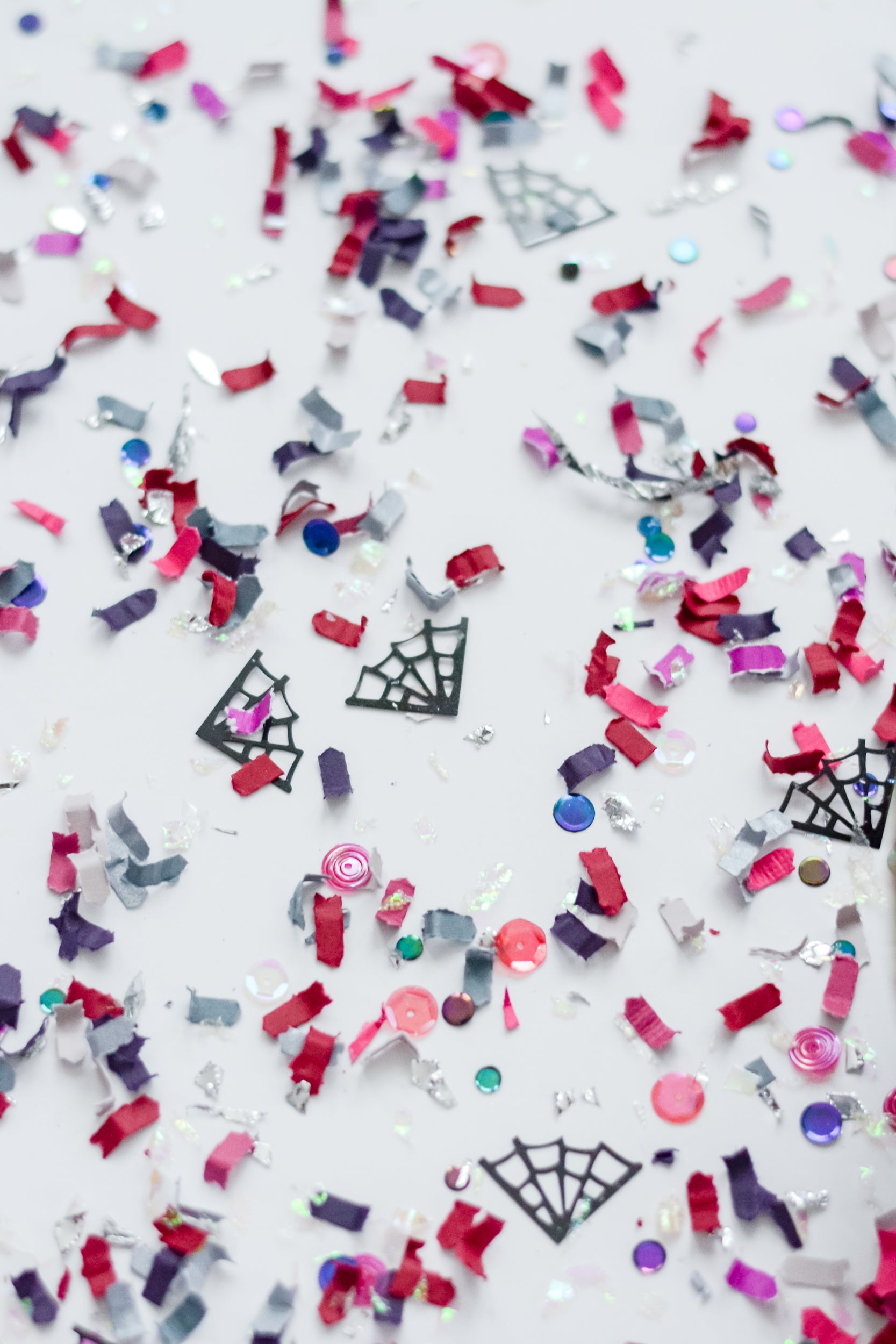 Spider Web Halloween Confetti