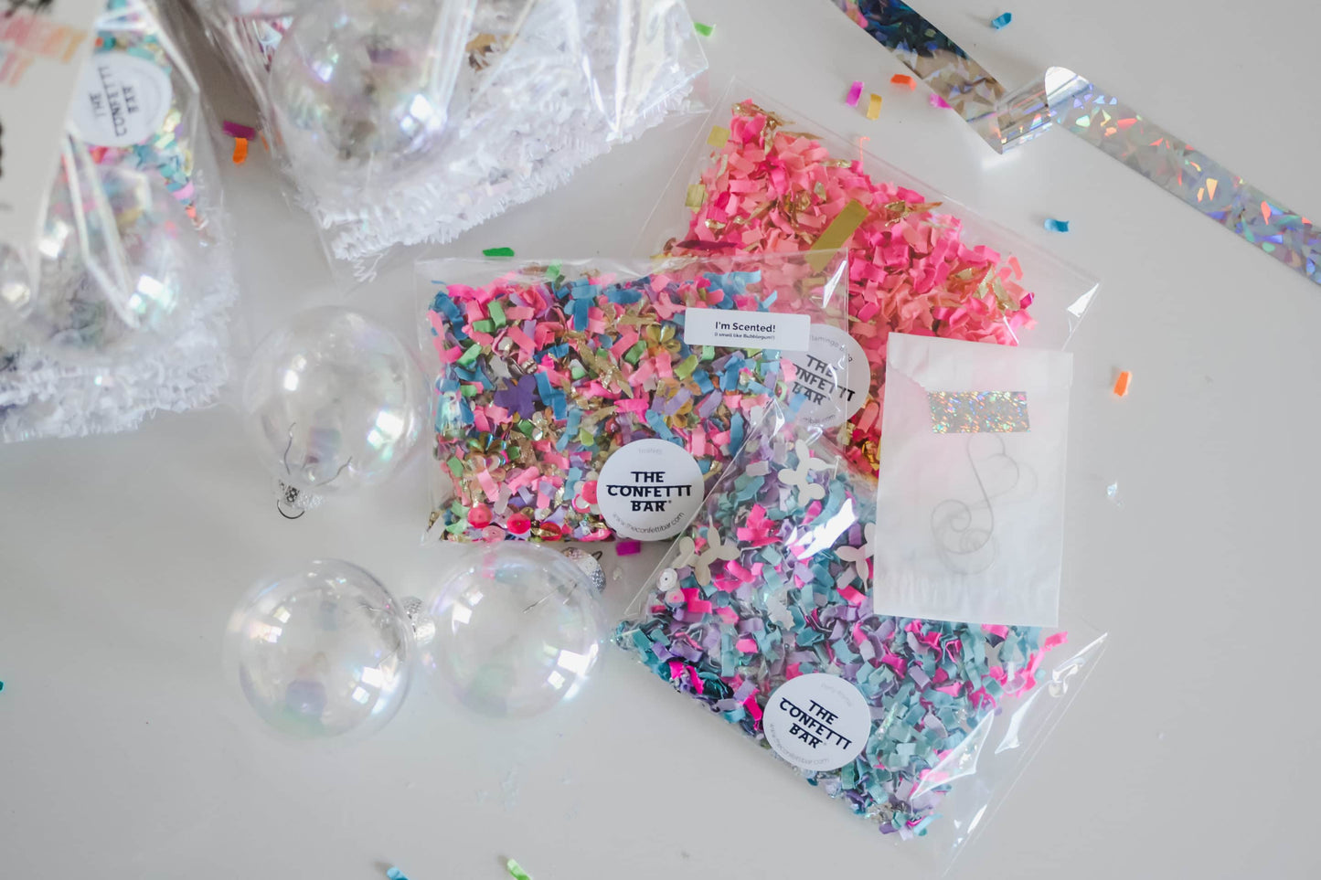 DIY Confetti Ornament Kit