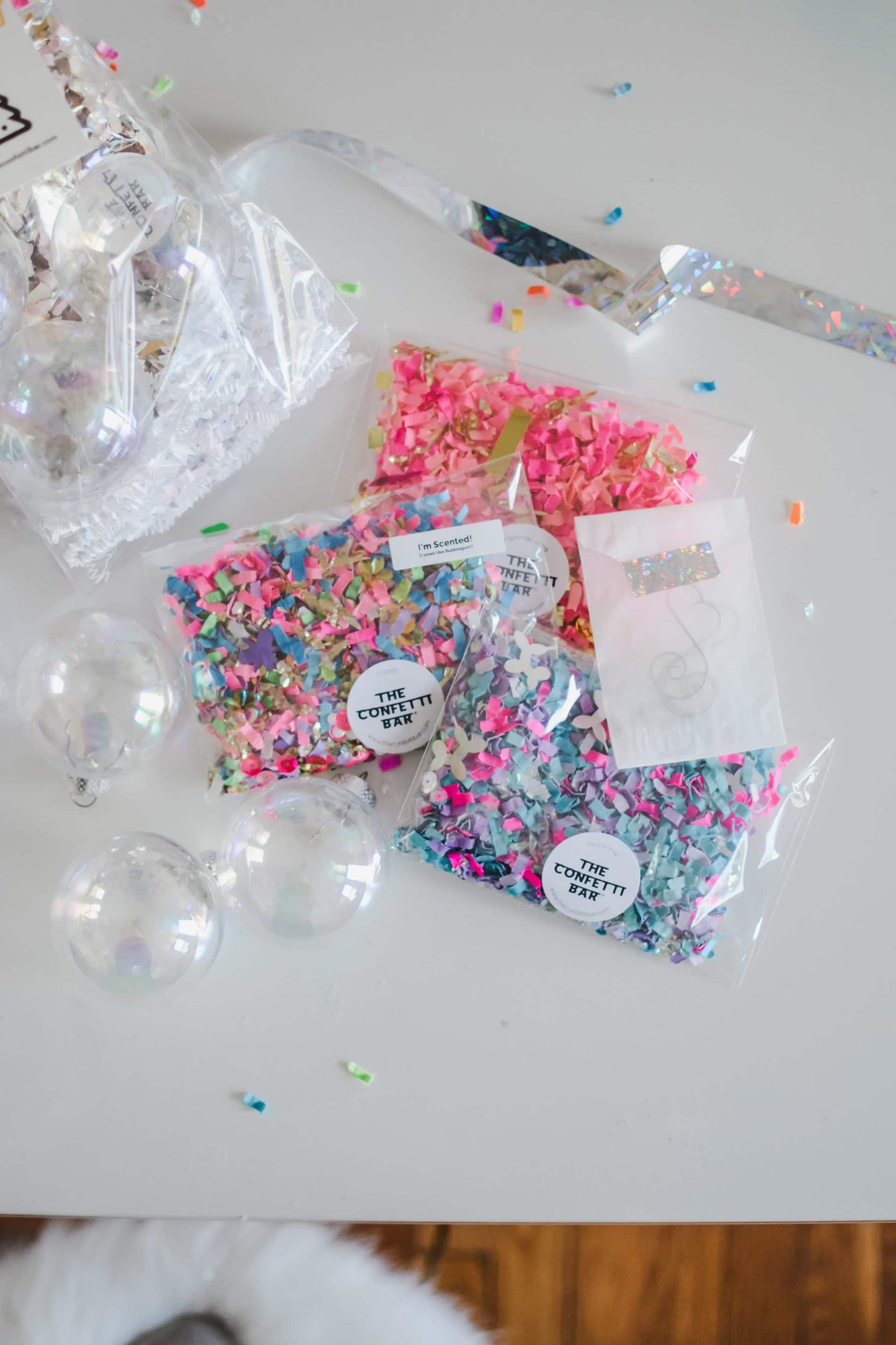 DIY Confetti Ornament Kit