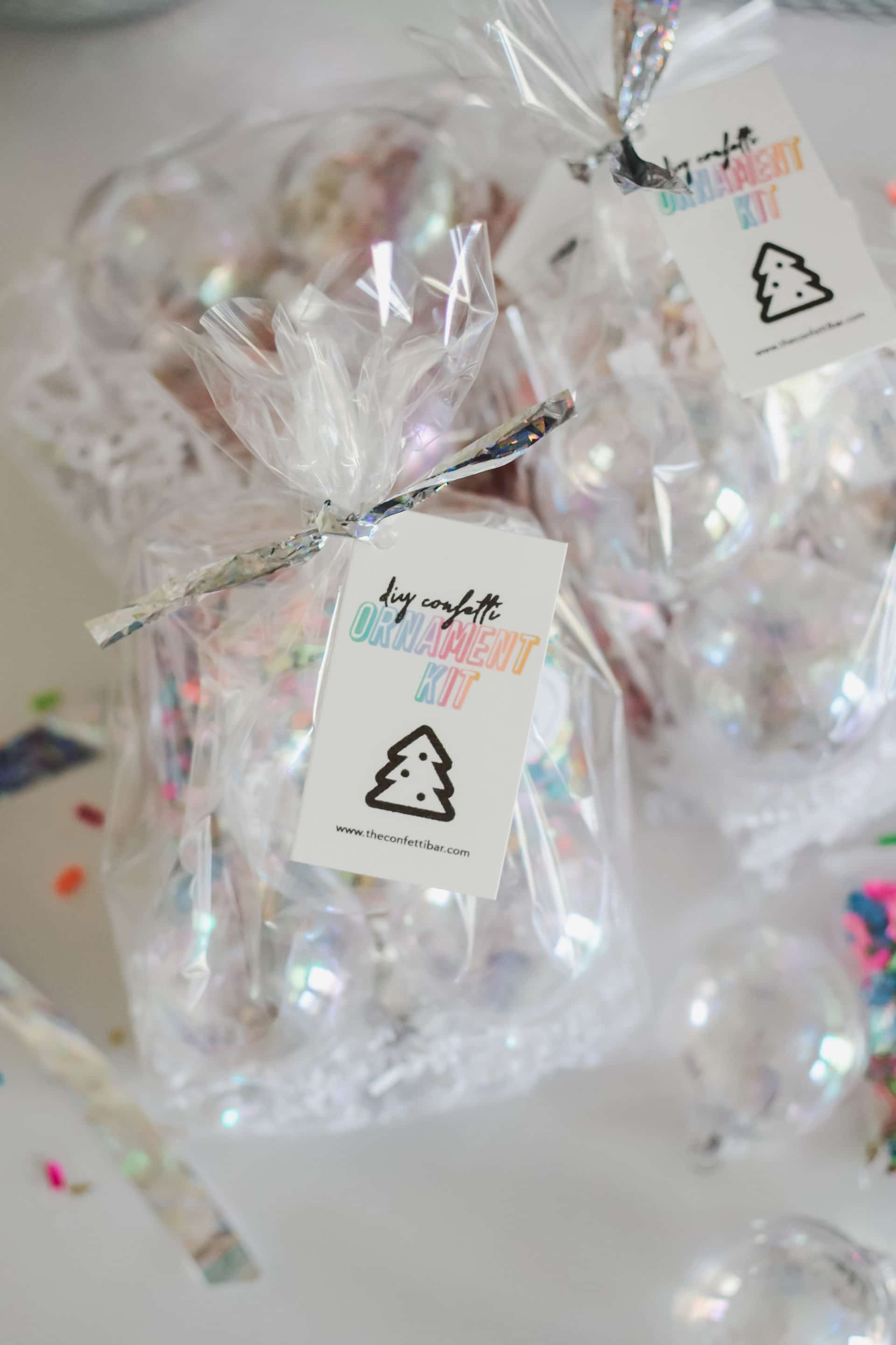 DIY Confetti Ornament Kit