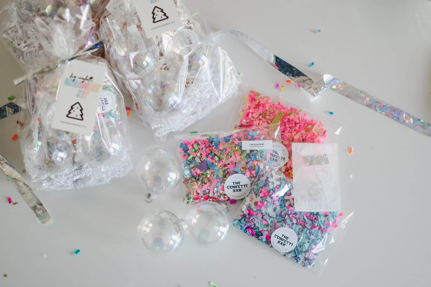 DIY Confetti Ornament Kit