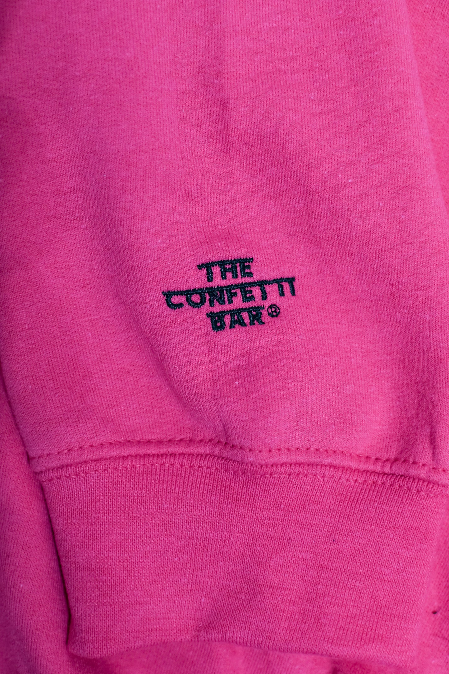 In Confetti We Trust Pink Crewneck Sweatshirt