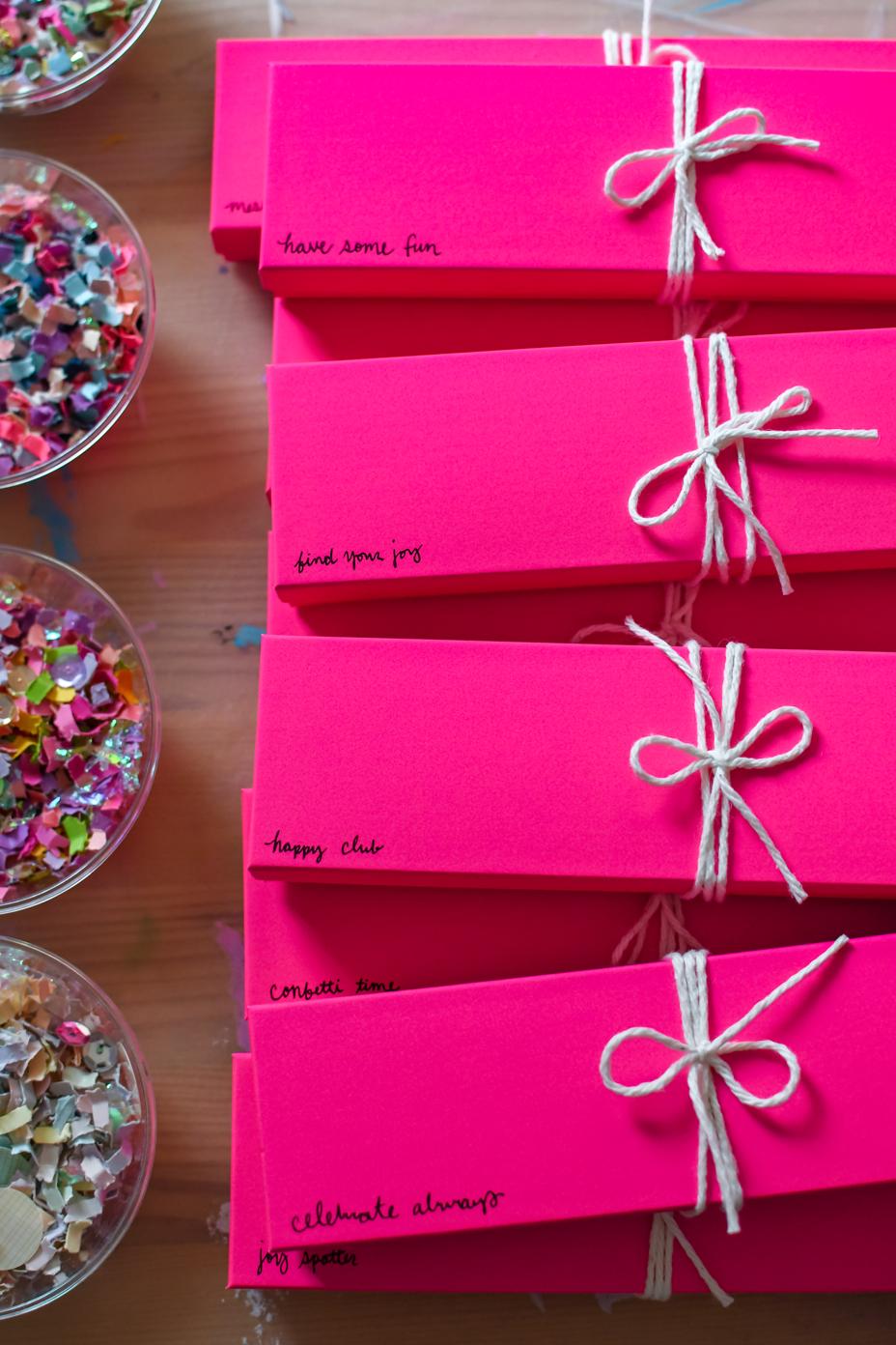 "Joy Spotter" Emergency Confetti Keychain