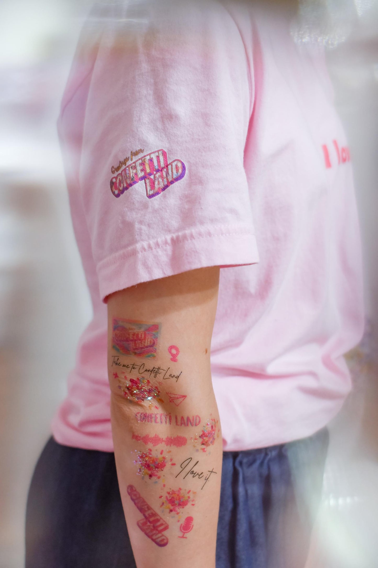 Greetings From Confetti Land Temporary Tattoos