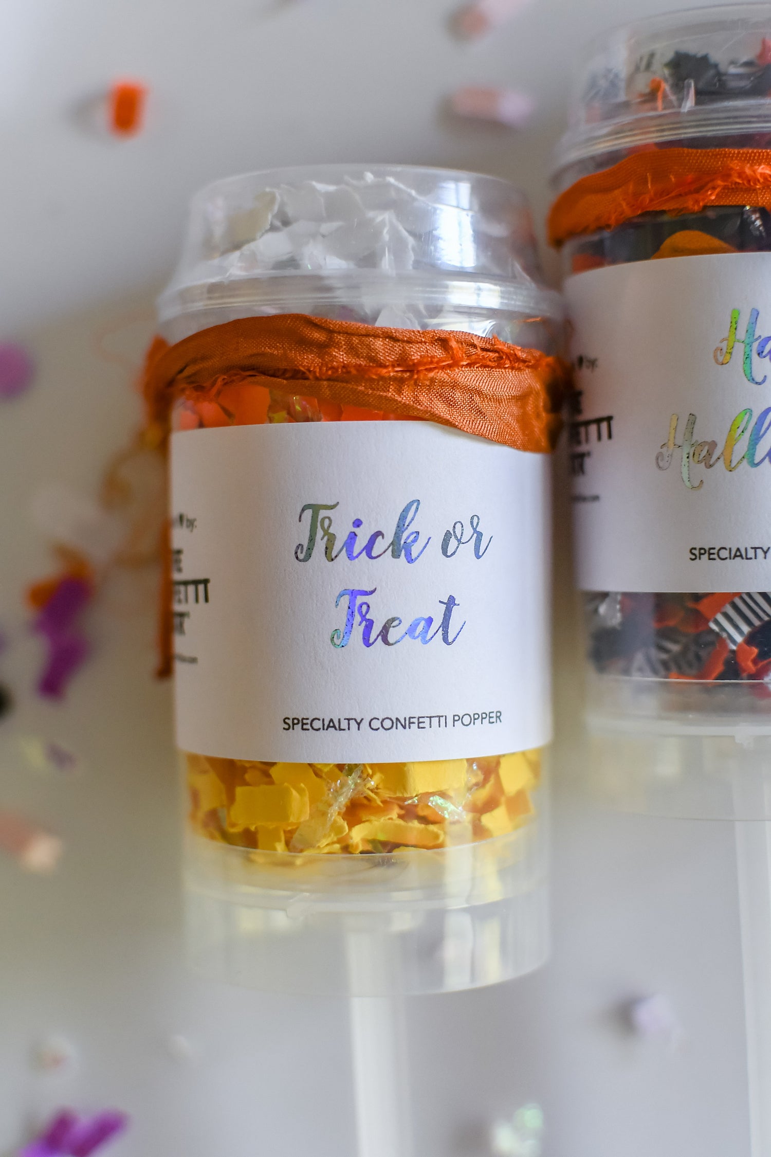 Trick or Treat Halloween Confetti Poppers