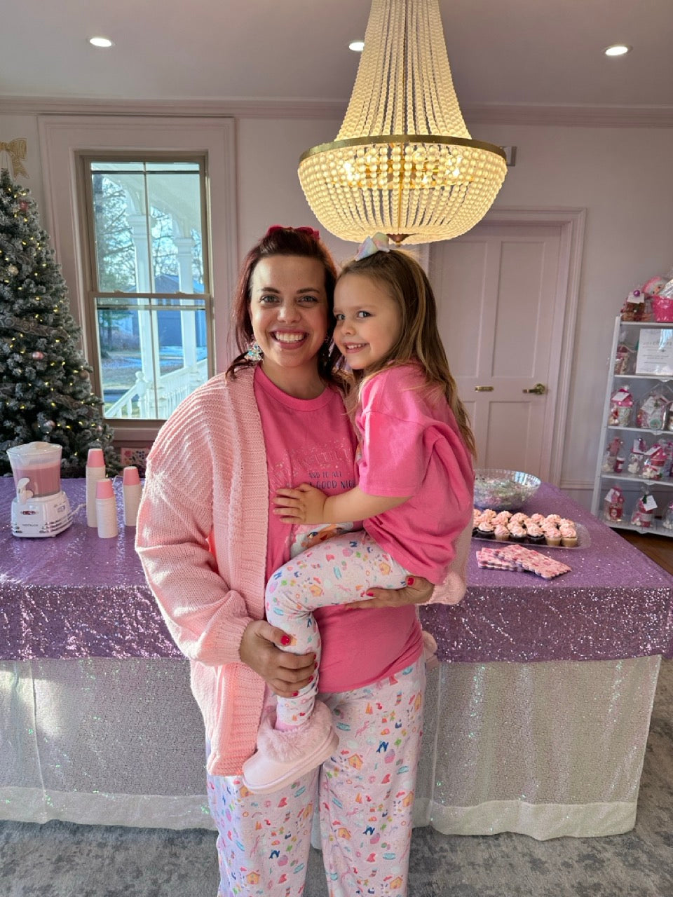 Youth Christmas In Confetti Land Pajama Set