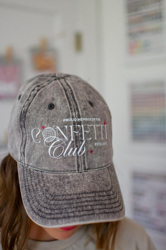 Confetti Club Vintage Hat