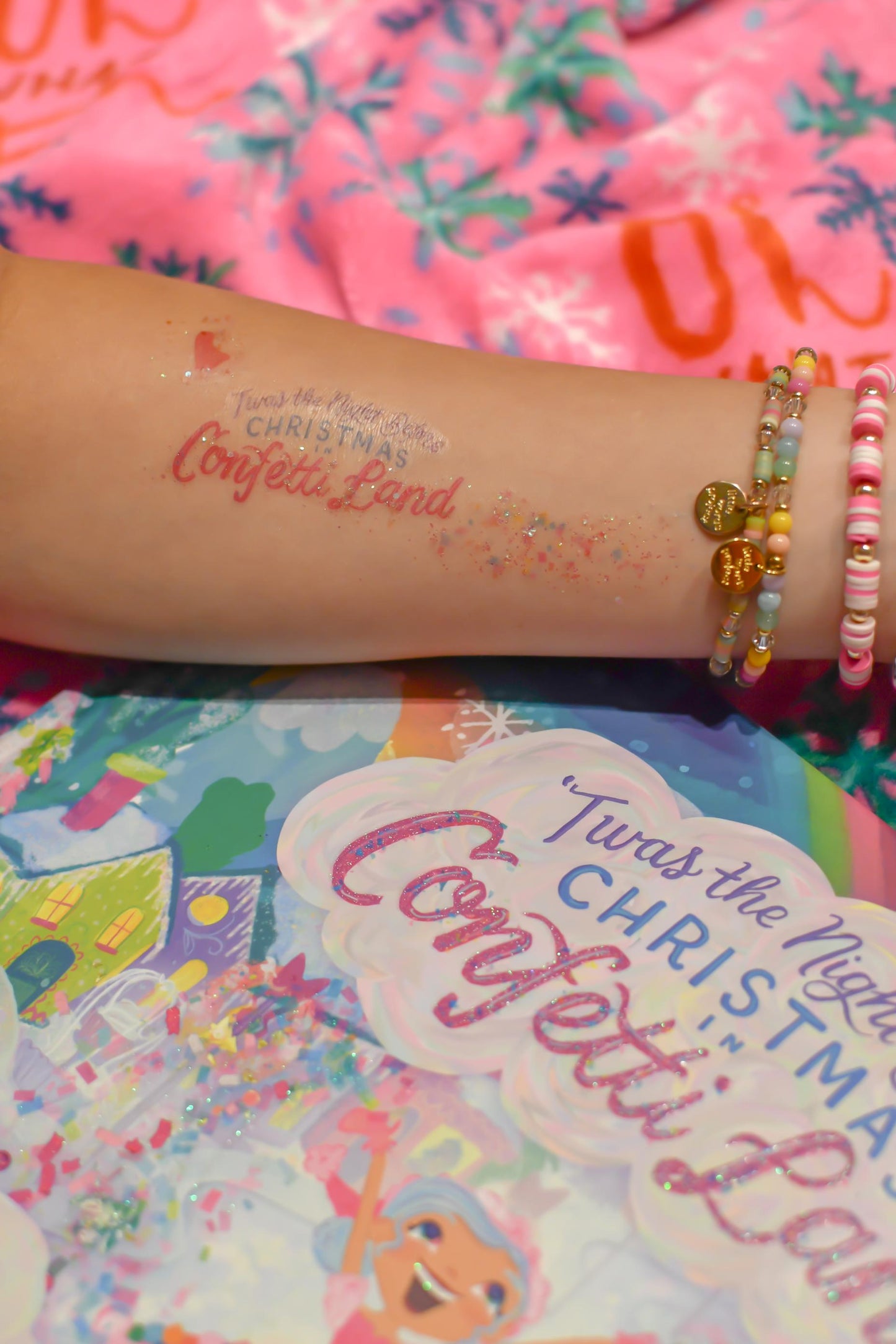 Christmas In Confetti Land Temporary Tattoos