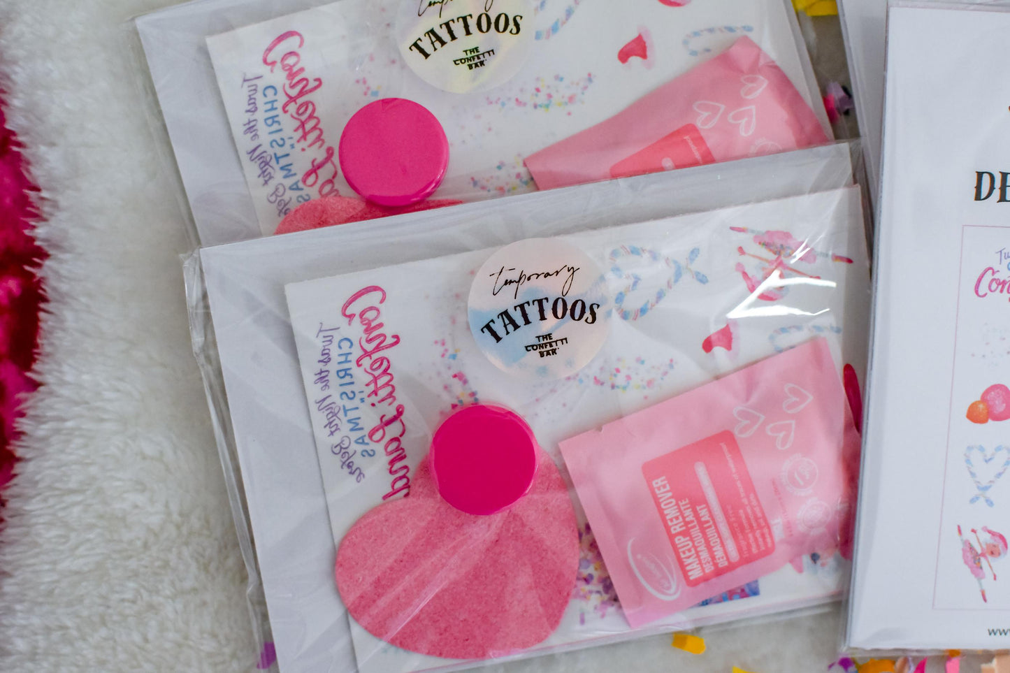 Christmas In Confetti Land Temporary Tattoos