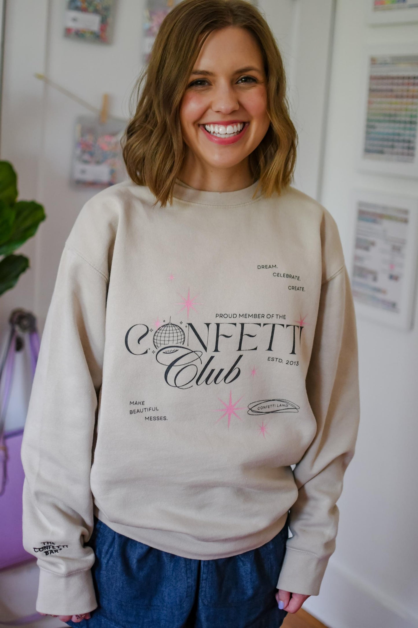 Confetti Club Crewneck