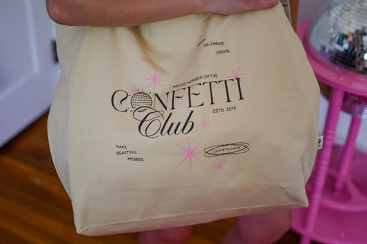 Confetti Club Tote Bag