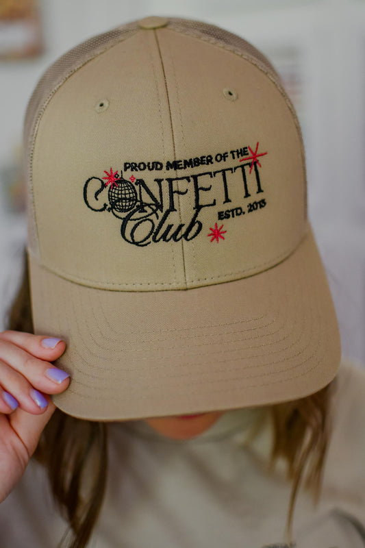 Confetti Club Trucker Hat