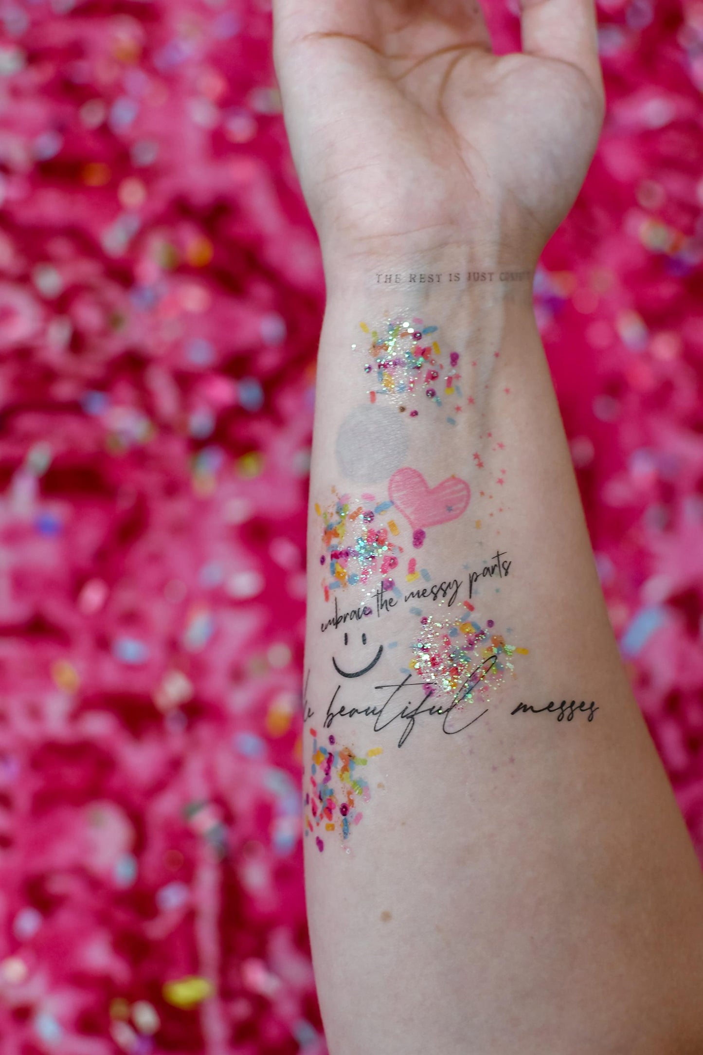 #ThatConfettiVibe Temporary Tattoos
