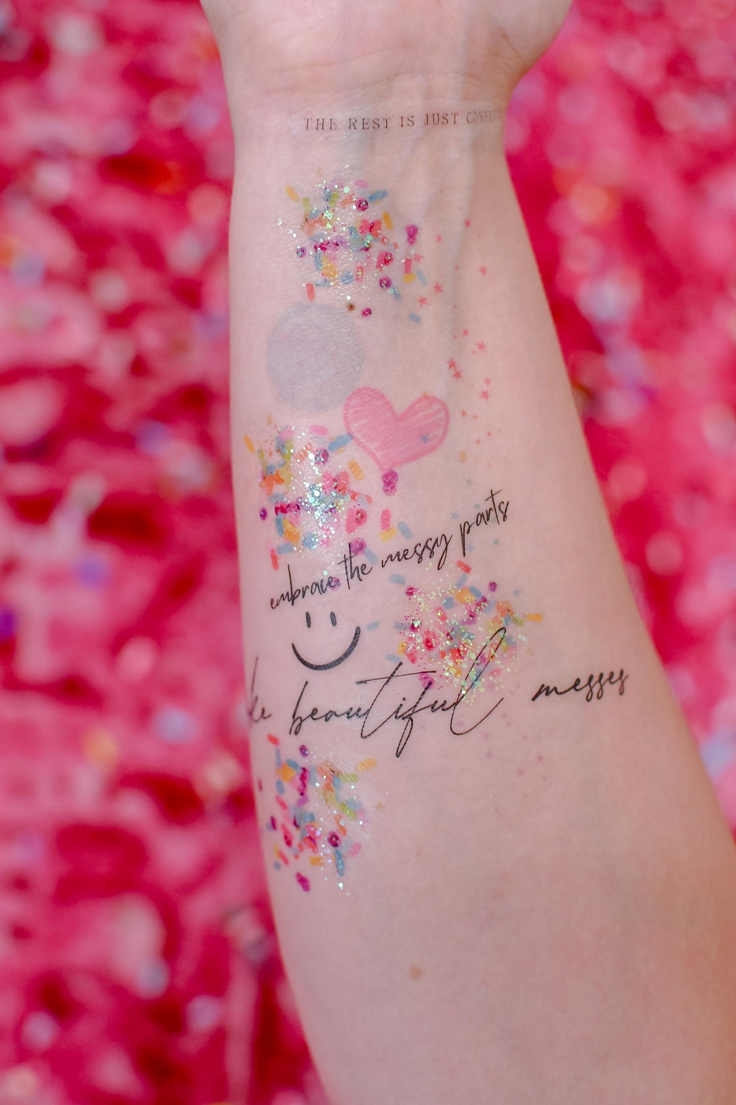#ThatConfettiVibe Temporary Tattoos