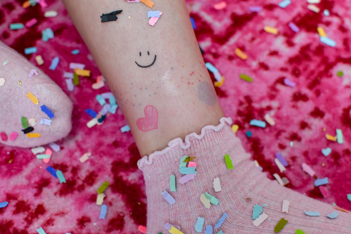 #ThatConfettiVibe Temporary Tattoos