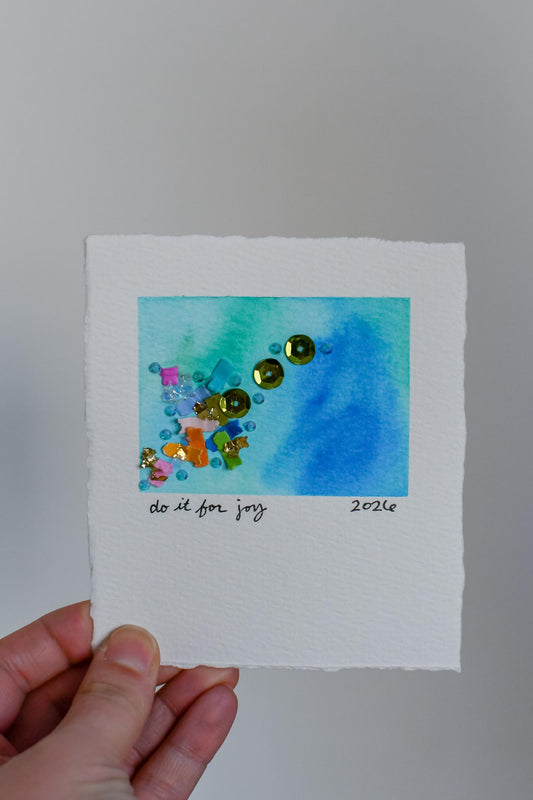 "do it for joy" Original Art
