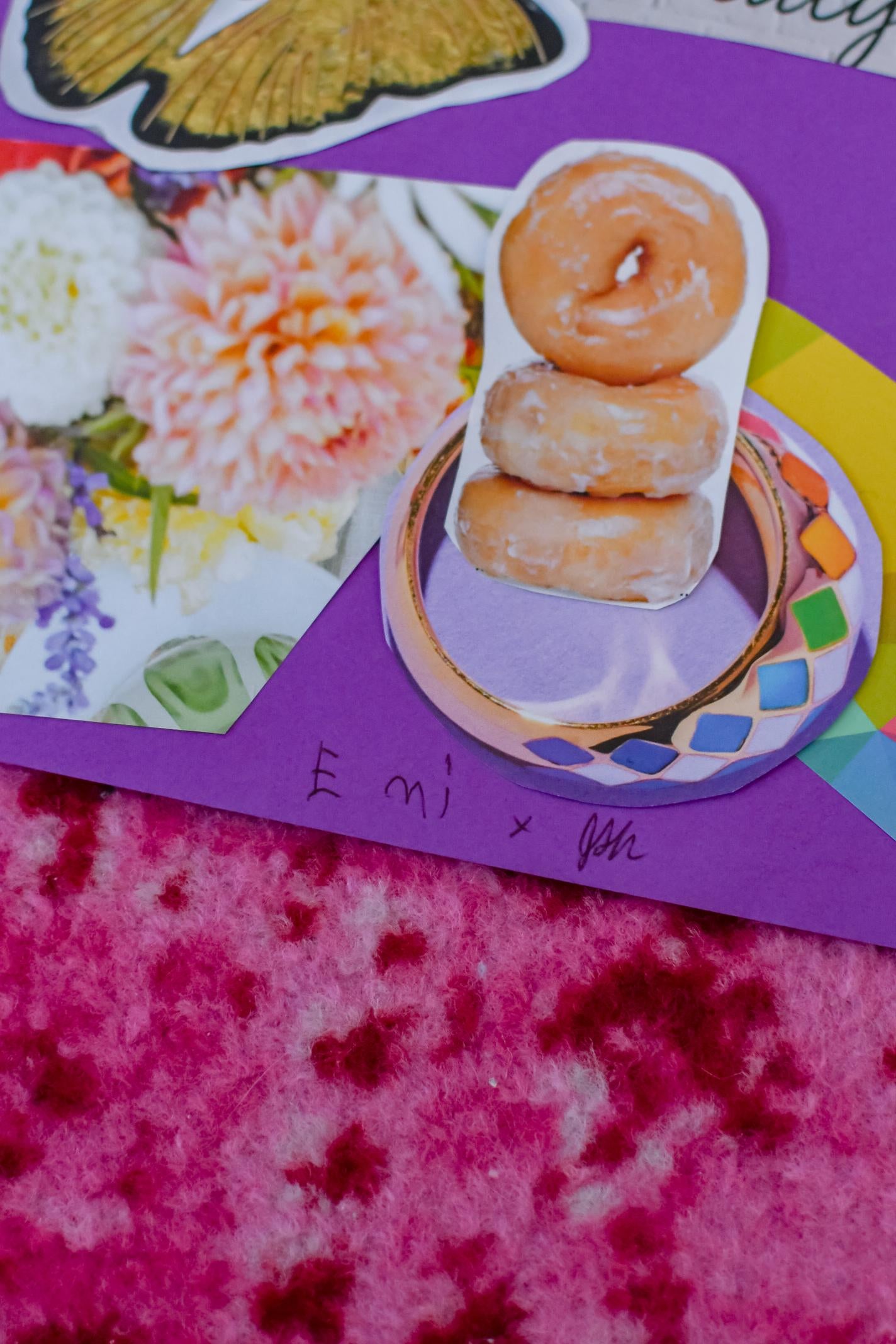 "The Best Bright Spots" | original collage by Emi, age 5