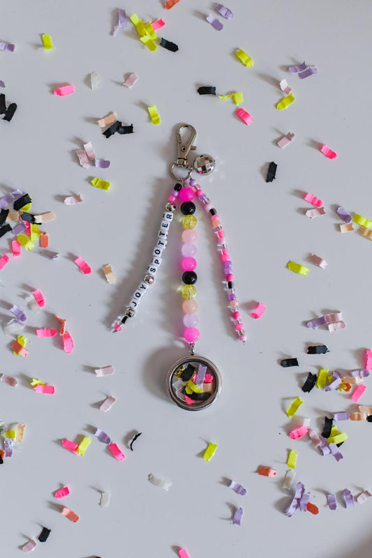 "Joy Spotter" Emergency Confetti Keychain