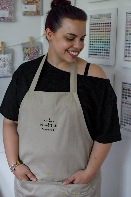 "make beautiful messes" Artist Apron