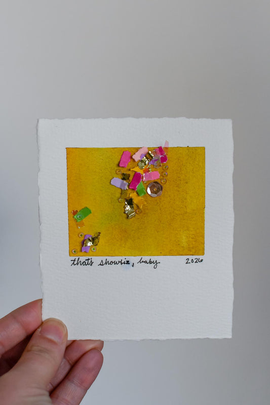 "that's showbiz, baby" Original Art