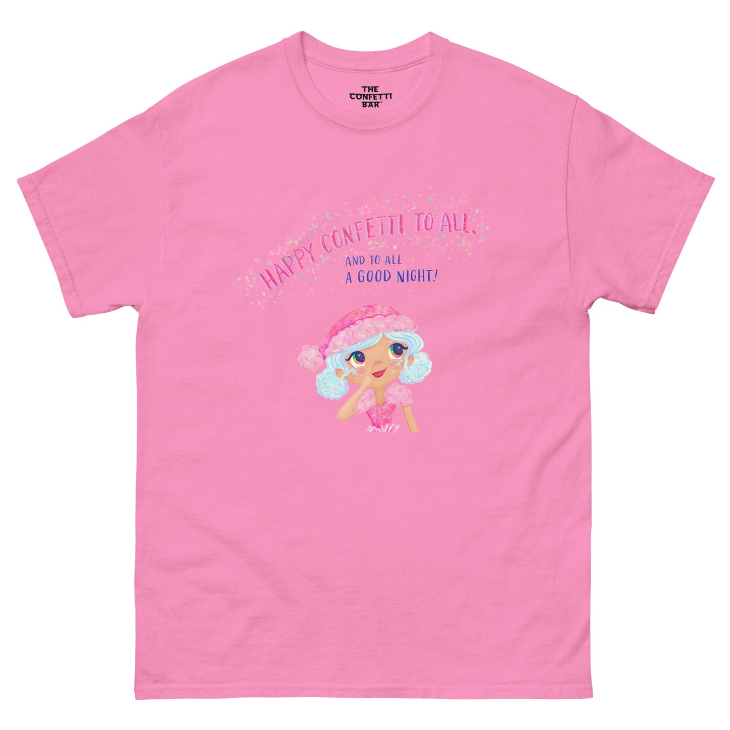 Happy Confetti To All Christmas In Confetti Land Pajama Tee (Adult)