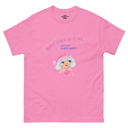 Happy Confetti To All Christmas In Confetti Land Pajama Tee (Adult)